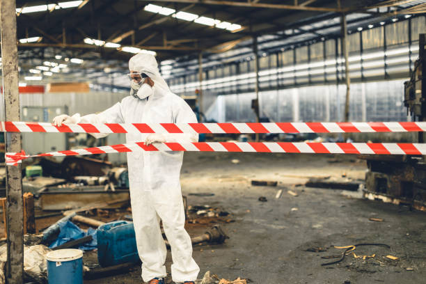 Professional Crime Scene Cleanup technician working in Blue Ridge, VA